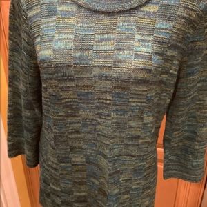 🌻BLUE/GREEN CREW NECK SWEATER